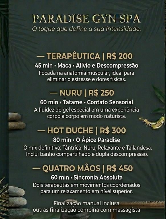 Paradise Gyn Spaa – Bem estar, Relaxamento e Cuidado em um Só Lugar