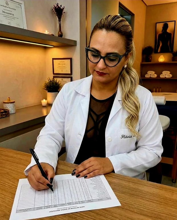 Flávia massoterapeuta profissional Massagem sensual em