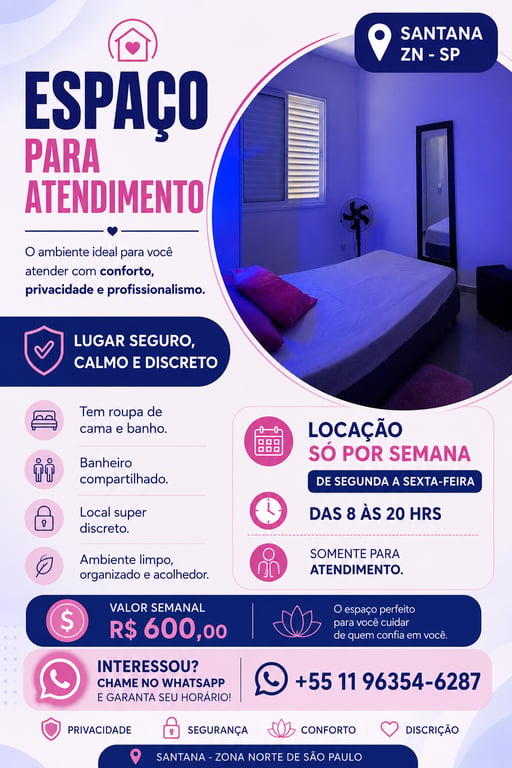 Casa Espaço para atendimento