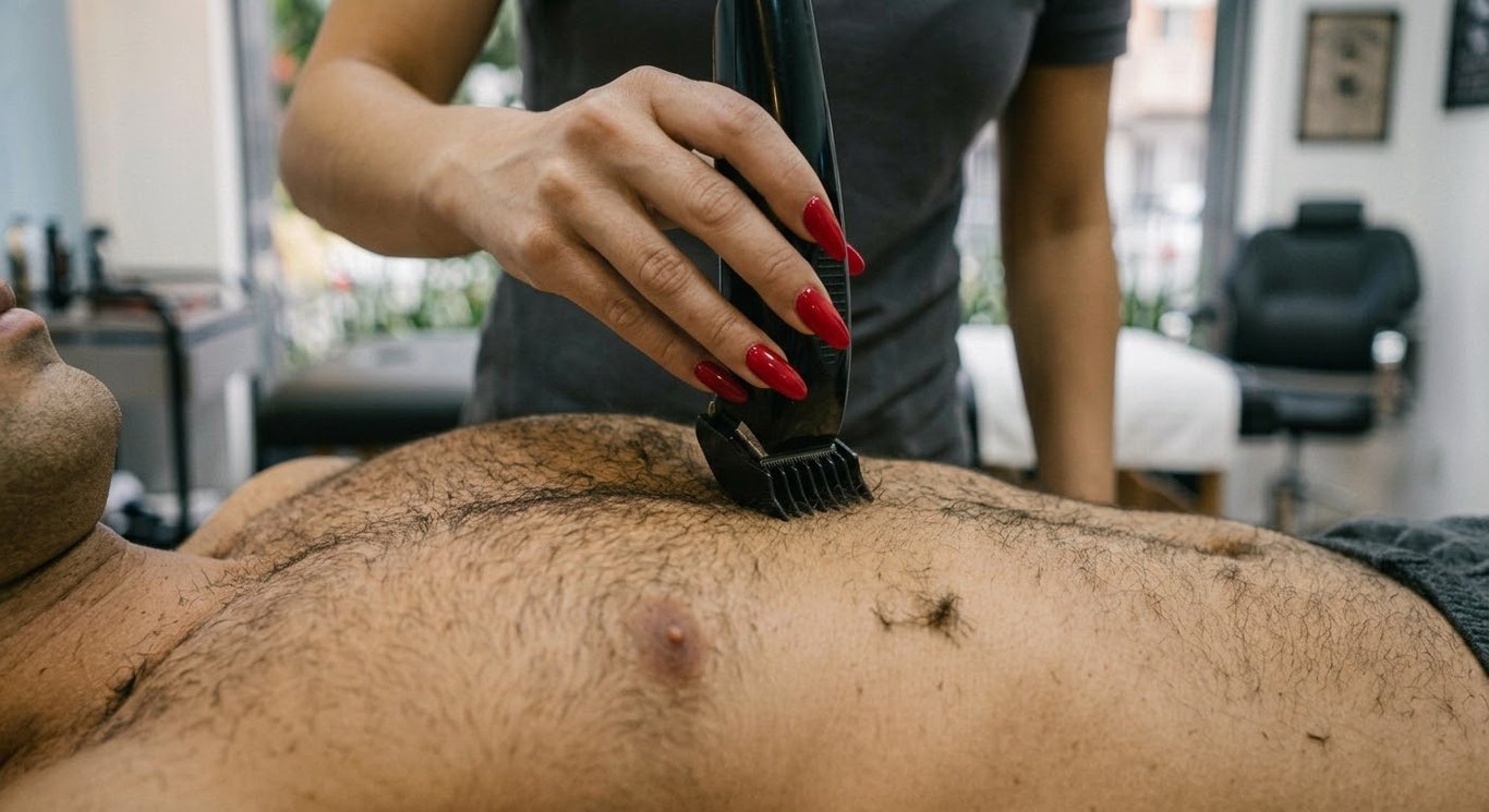 Depilação masculina e massagem Relaxante