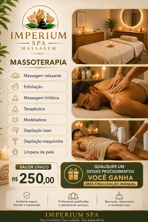 IMPERIUM SPA MASSAGEM Massagem tântrica