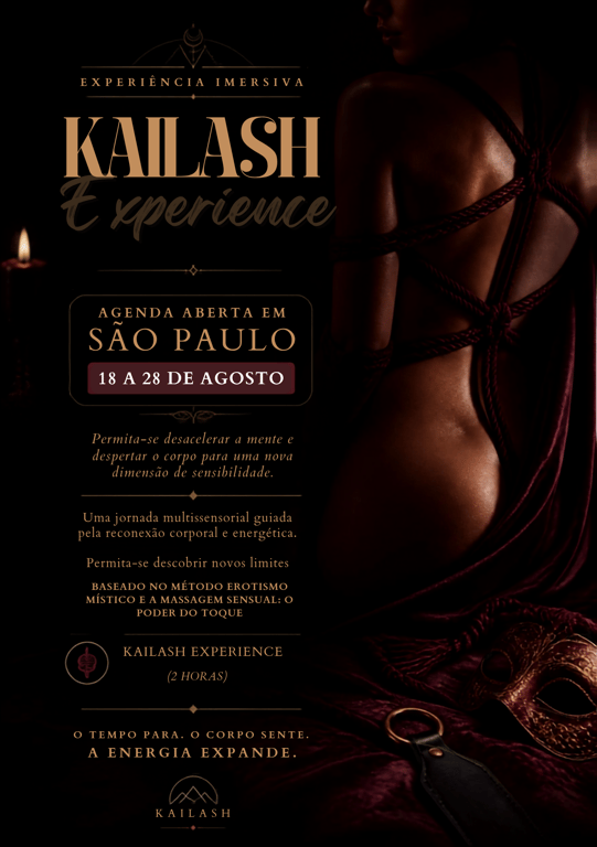 Kailash O tempo para. O corpo sente. A energia expande. Massagem