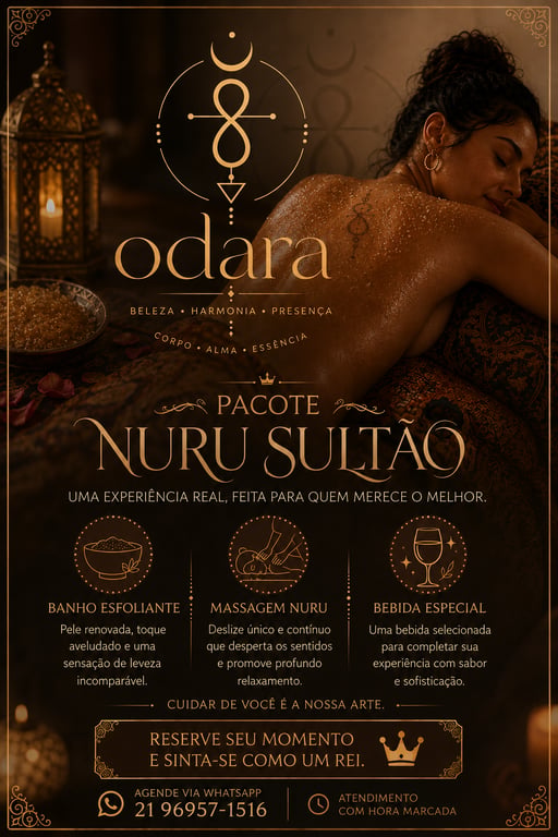 Odara, massagem e spa Massagem sensual em