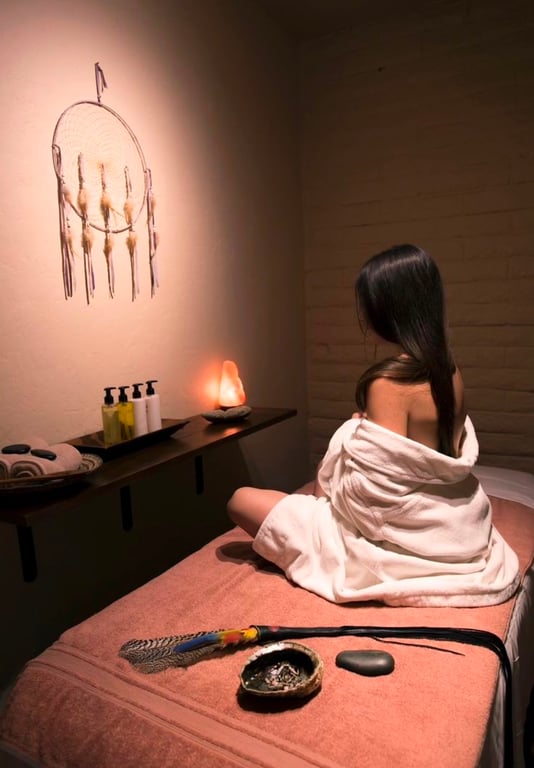Massagem Sensitiva relaxamnt com os pés