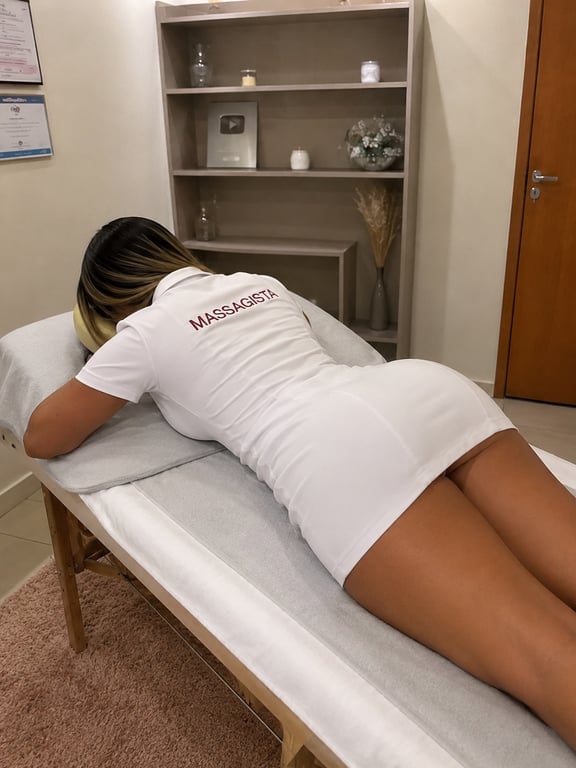 Alana massagista profissional atendo sozinha com garagem centro Massagem nuru