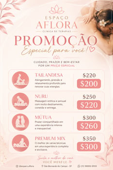 CLÍNICA DE MASSOTERAPIA ESPAÇO AFLORA