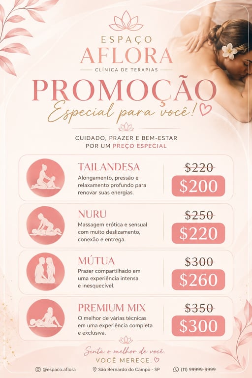 CLÍNICA DE MASSOTERAPIA ESPAÇO AFLORA