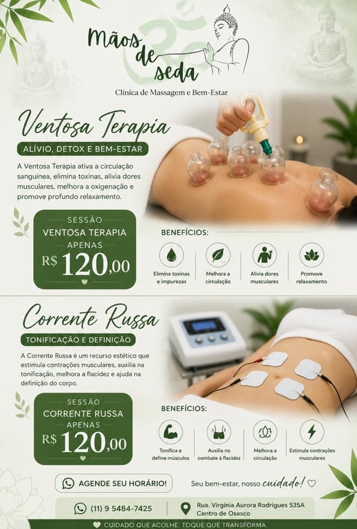 Mão de seda ,venha sentir um dos melhores toques de Osasco. Massagem em
