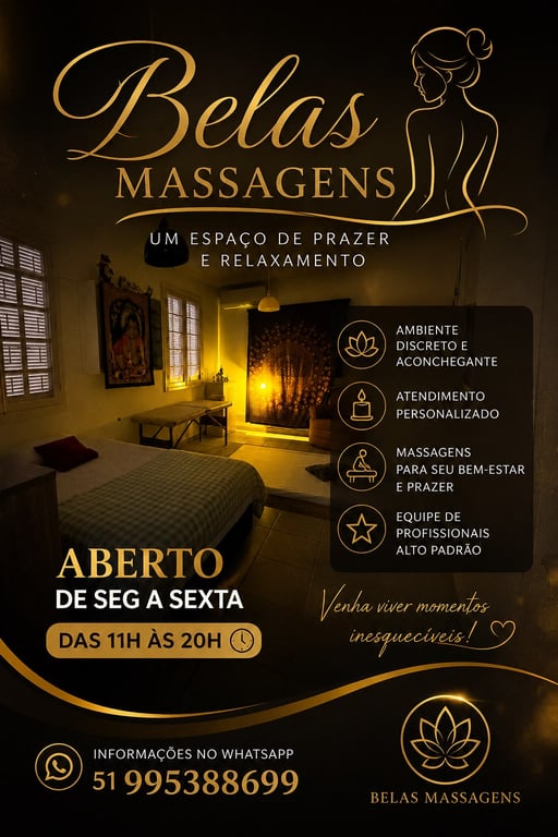 Belas Massagens Seu momento de prazer e relaxamento é aqui. Massagem tântrica em