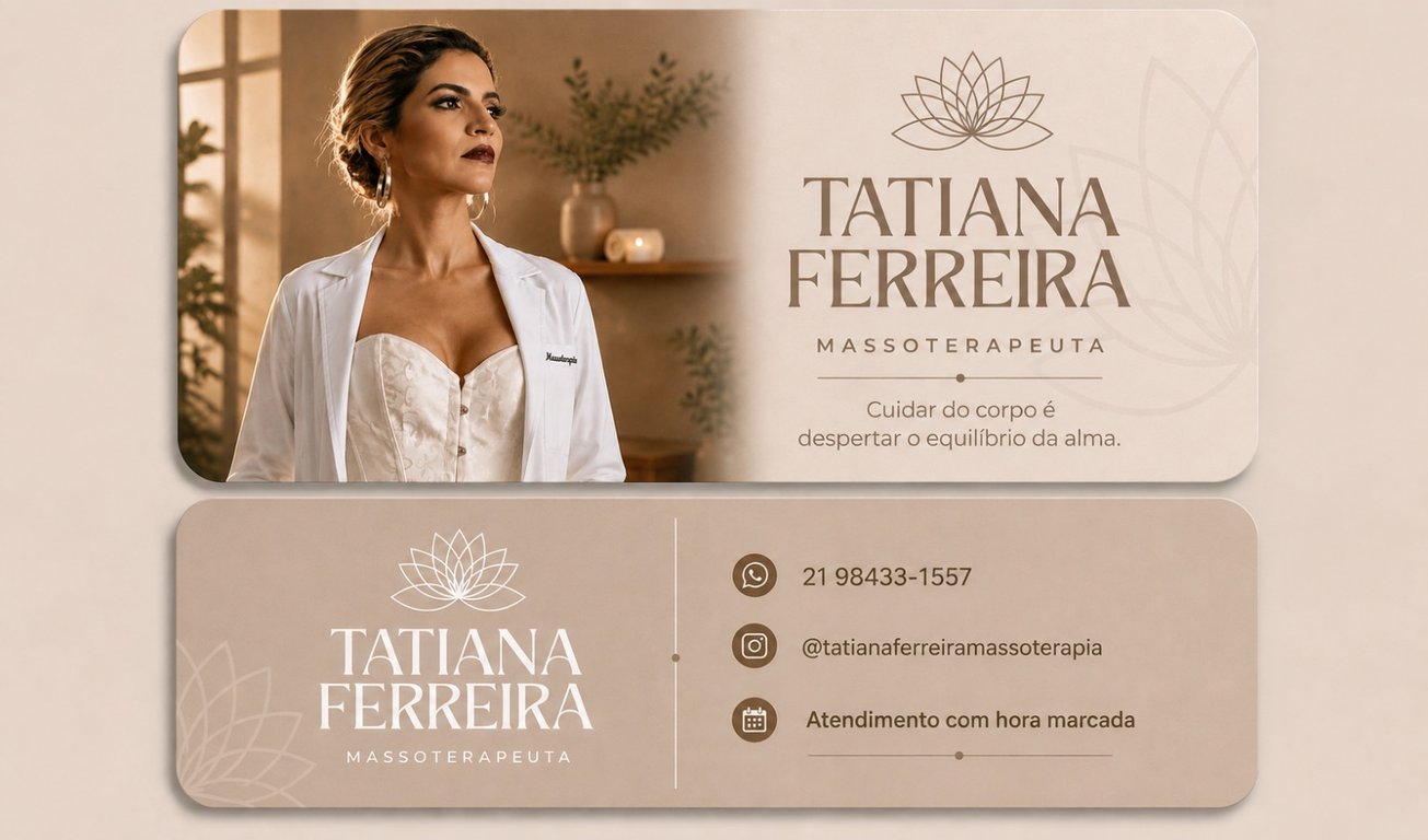 Tatiana Ferreira massoterapeuta formada