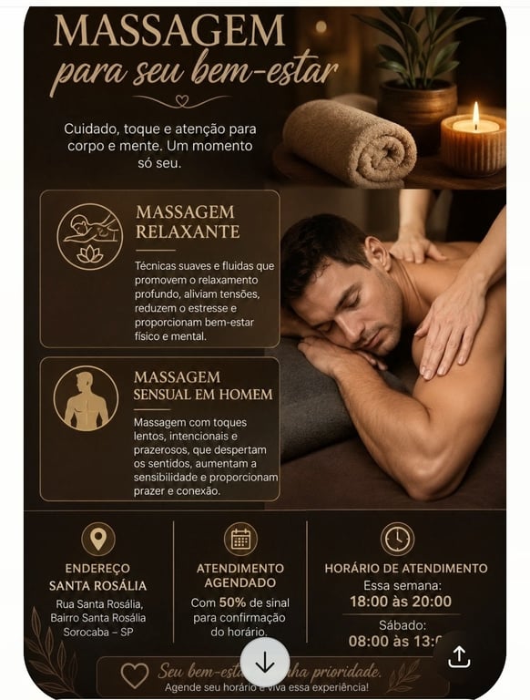 Karolyne massagens com mão de fadas, massagem relaxante nos pes Massagem sensual em