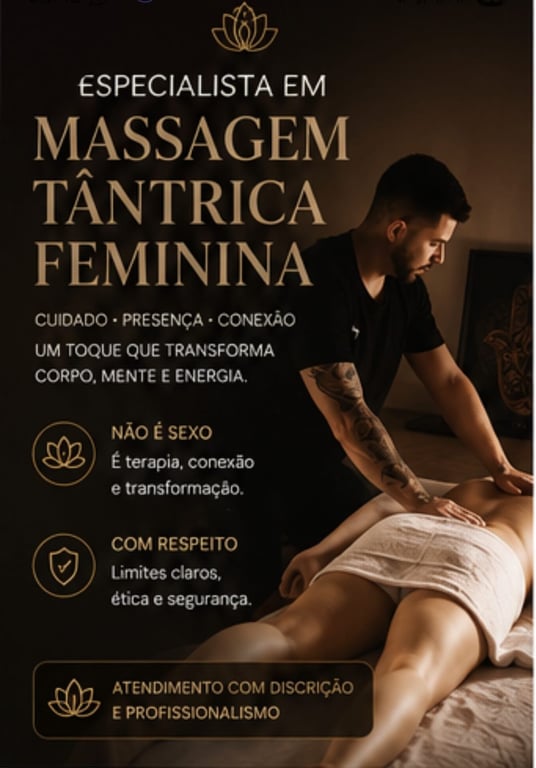 Thiago Moraes Especialista em Massagem Tantrica Feminina Massagem em
