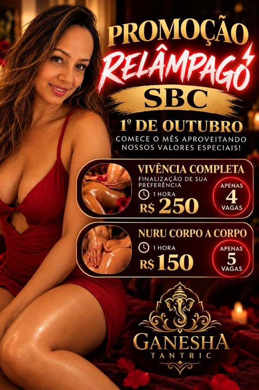 Ganesha tantric SBC Luna Promoção nuru 150,0