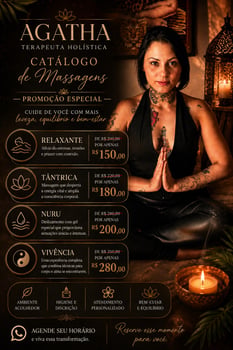 Agatha massoterapeuta e depilação