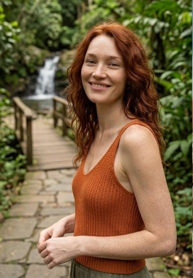 Lotte van Dijk ruiva natural com conteúdos exclusivos Massagem