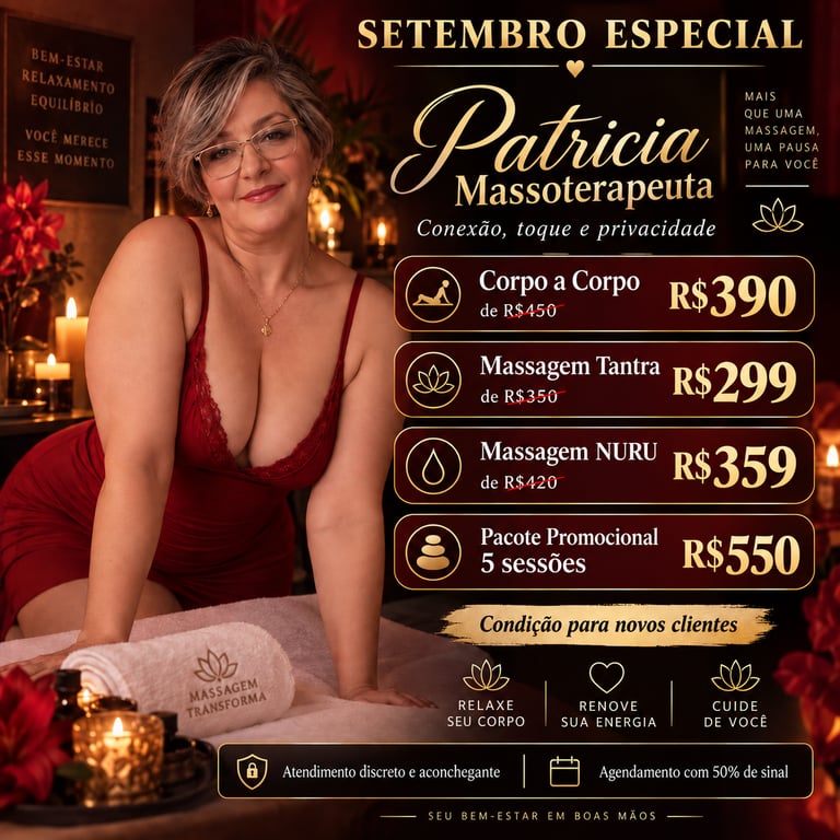 Patricia | Prazer e Conexão para Homens 45+