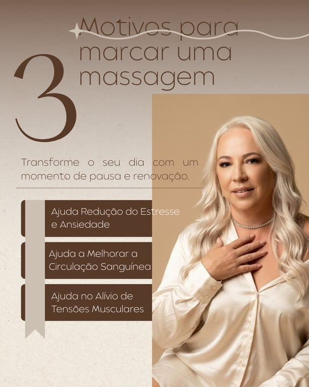 Regina terapeuta a mais de 15 anos transformando tensões em bem estar