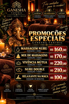 Ganesha tantric Estamos atendendo também em São Bernardo