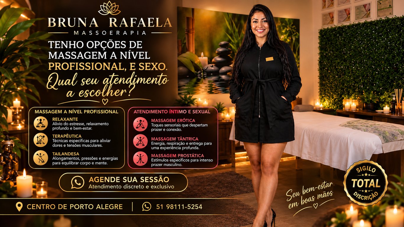 Massoterapeuta formada em finalização erótica