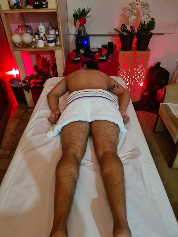 André massoterapeuta dotado com local Massagem