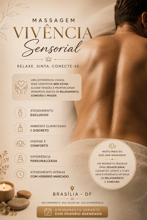 Flávia Massoterapeuta Sinta, Viva e Permita se. Massagem