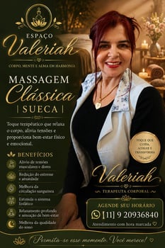 Valeriah Terapeuta Corporal massagem relaxante