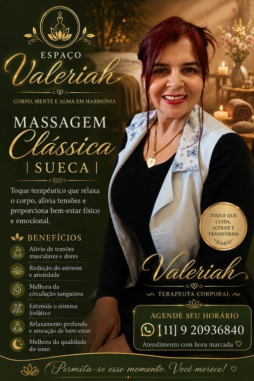 Valeriah Terapeuta Corporal massagem relaxante