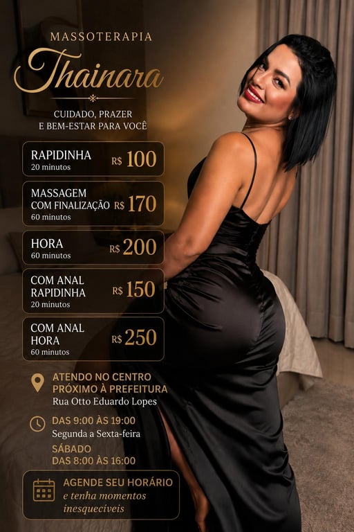 Thaynara teles Massagens, tenha momentos inesquecível
