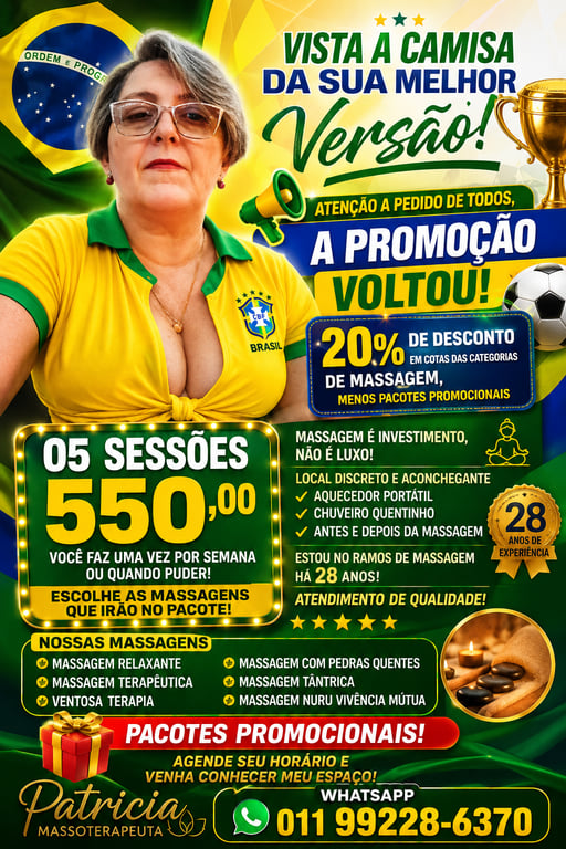 Paty terapeuta desde 2002 Especialista no Tantra NURU Vivência Mútua