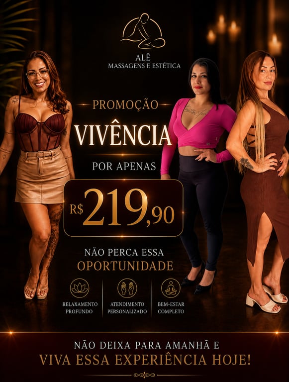 Ale massagens, Estética, Sensual e Relaxante Massagem em