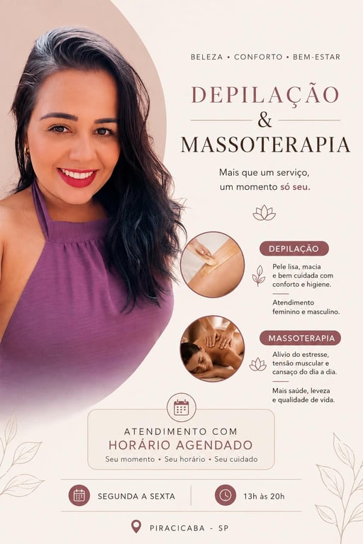 Maia massagens e depilação masculina... Massagem em