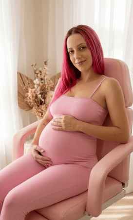 Gravidinha mostrando tudo 