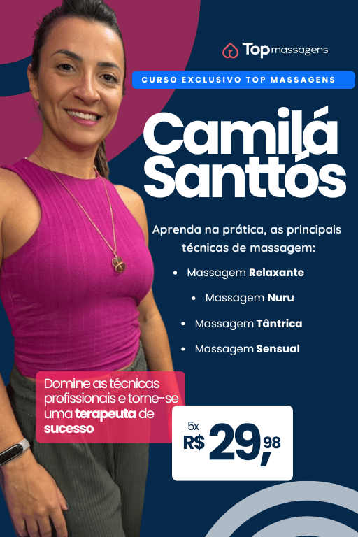 Curso Top Massagens – Atendimento e Boas Práticas com Camilá Sánttos