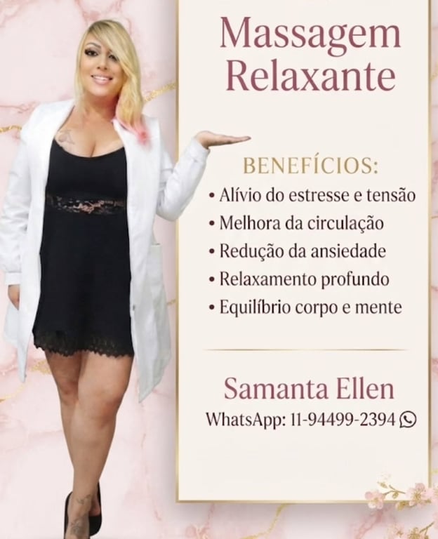 Samy Massagista Carinhosa e Simpática, Cheirosa ,Massagem Lingam!. Massagem sensual