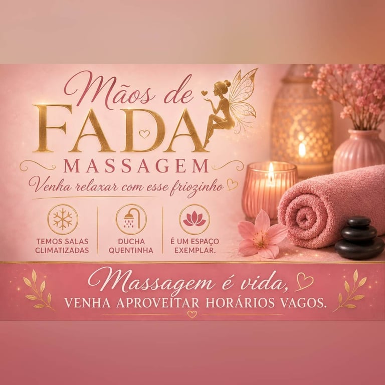 Mãos de Fada Massagens Seu momento de relaxamento começa aqui