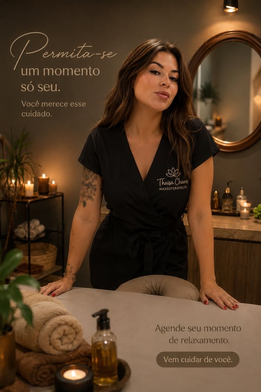Thaisa Chaves massoterapeuta Massagem