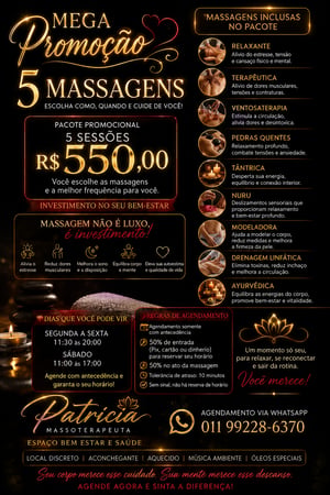 Massagista sensual em São Bernardo do Campo - SP - Paty Terapeuta desde 2000 São Bernardo do Campo