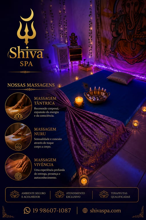 Tântrica, Relaxante l, Nuru, Vivências e Corporais Massagem em