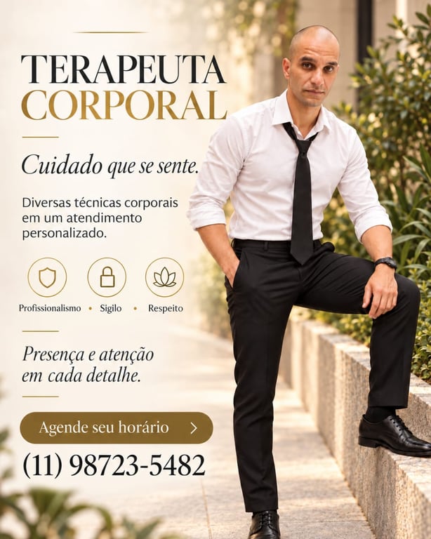 Diego Terapeuta Corporal Massagem sensual em