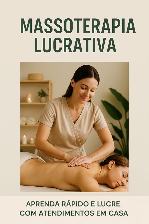 Massoterapia Lucrativa: Atenda em Casa e ganhe por isso 