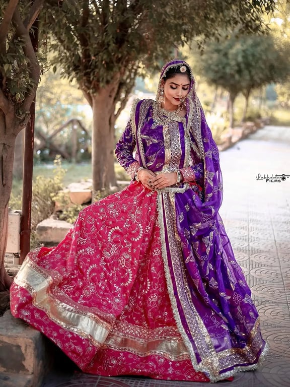 DESIGHNER Full Heavy GHER Lehanga Suit