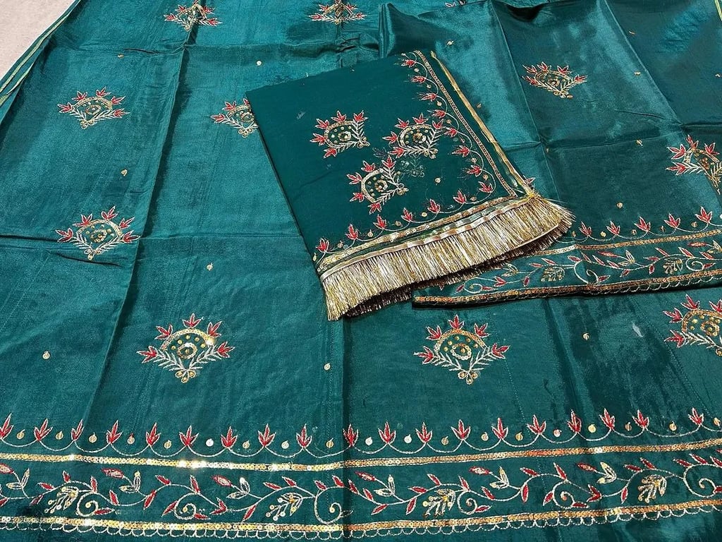 Upada Crape Hand Work Poshak AK