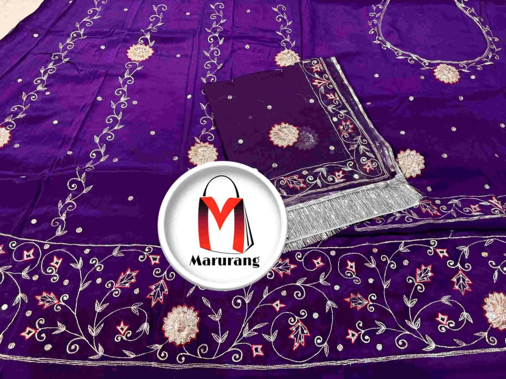 Copper Champa Flower Poshak