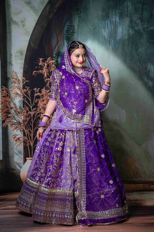 DESIGHNER FULL GHER Lehanga Suit