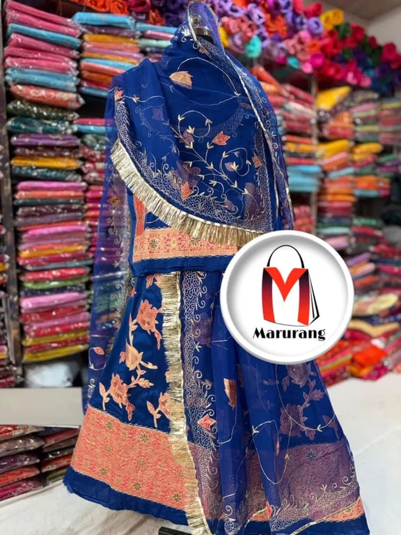 New Copper Chanderi Poshak