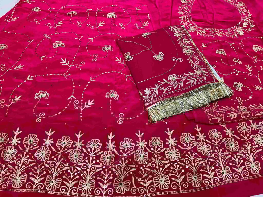 Heavy Netural Silk Poshak With Pure Thakur Ji Odhni Ak1908