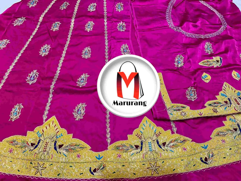 Real Copper Transfer Peacock Poshak AK