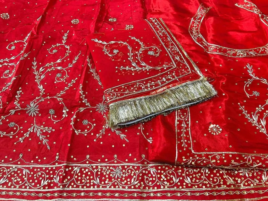 Heavy Upada Crape  Pure Poshak AK