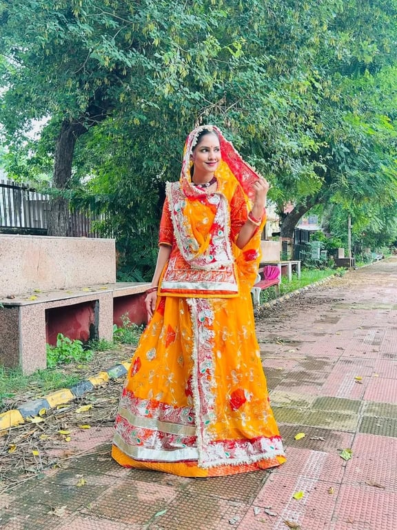 Shop Trending Rajputi Poshak, Dress, Kurti, Lehenga for women | Marurang