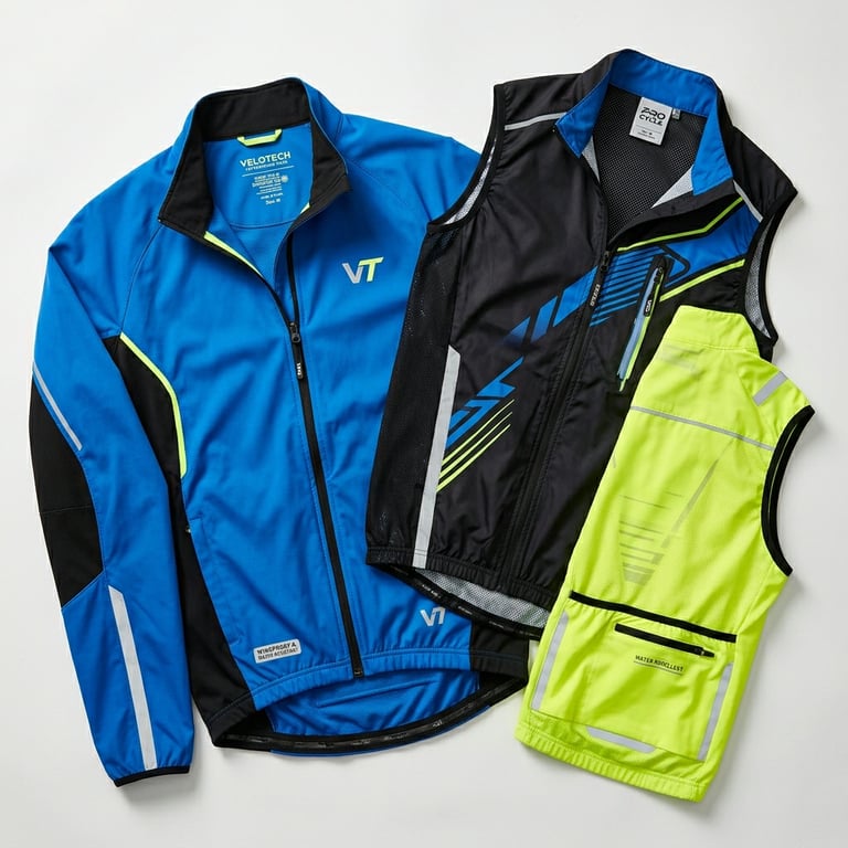 Cycling jackets and vests